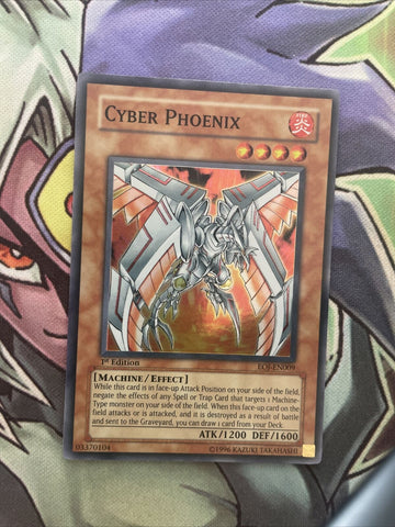 EOJ-EN009 Cyber Phoenix Super Rare 1st Edition NM Yugioh Card