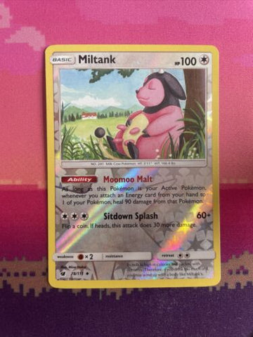 Pokemon Card Miltank Crimson Invasion Reverse Holo Uncommon 78/111 Near Mint