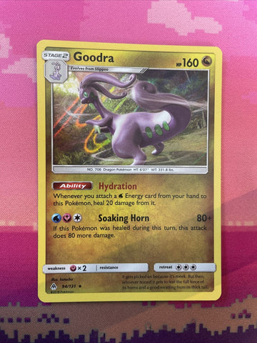Pokemon Card Goodra Forbidden Light Holo Rare 94/131 Near Mint