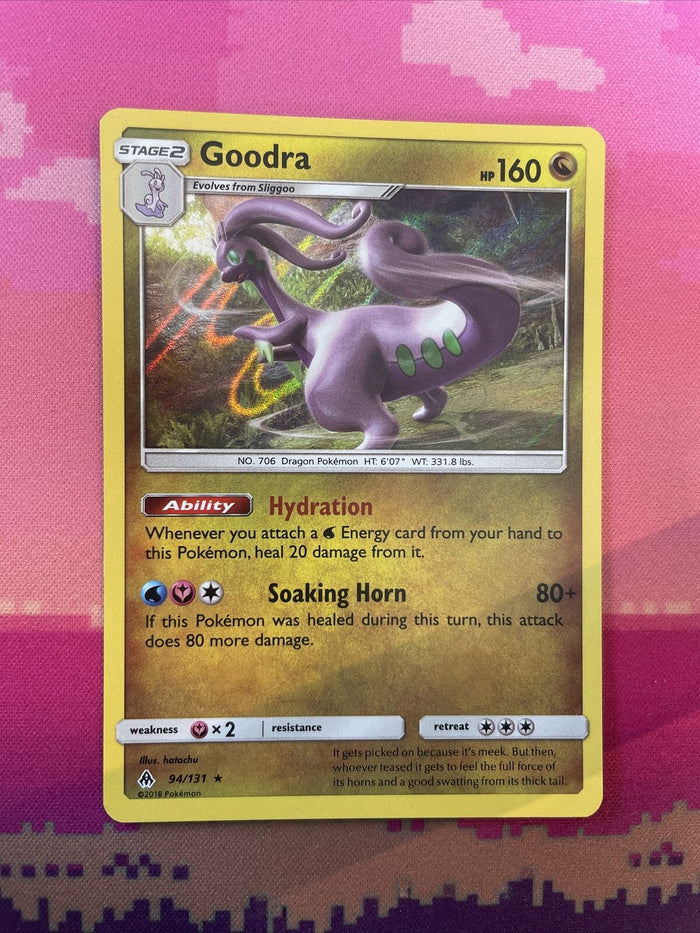 Pokemon Card Goodra Forbidden Light Holo Rare 94/131 Near Mint