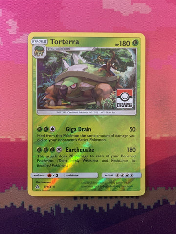 Pokemon Card Torterra Pokemon League Reverse Holo Rare 9/156 Near Mint