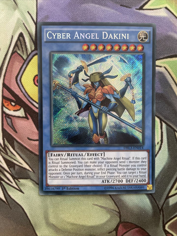 DRL3-EN014 Cyber Angel Dakini Secret Rare 1st Edition NM Yugioh Card