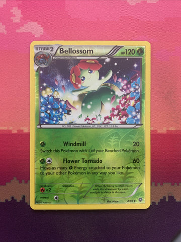 Pokemon Card Bellossom Lost Origin Reverse Holo 4/98 Near Mint