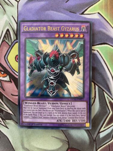 DUSA-EN071 Gladiator Beast Gyzarus Ultra Rare 1st Edition NM Yugioh Card