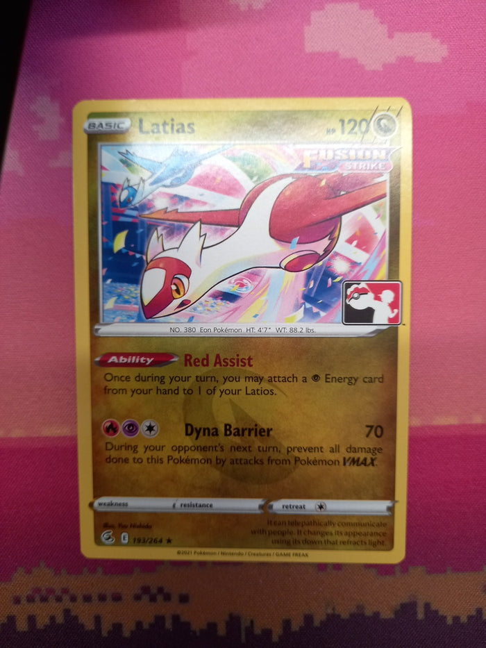 Pokemon Card Latias Prize Pack Rare 193/264 Near Mint