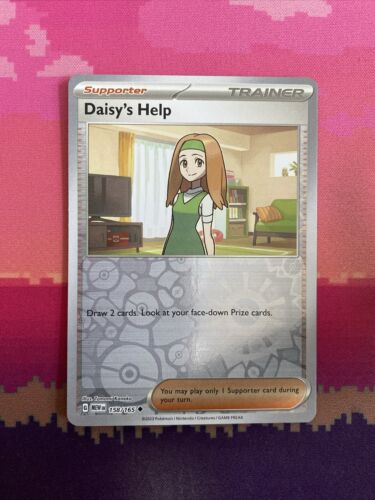 Pokemon Card Daisy's Help Pokemon 151 Reverse Holo Uncommon 158/165 Near Mint