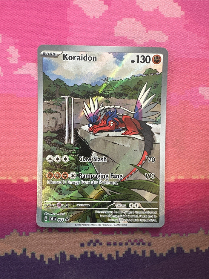 Pokemon Card Koraidon Black Star Promo 014 Near Mint
