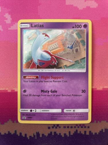 Pokemon Card Latias SM87 Black Star Promo Holo Near Mint