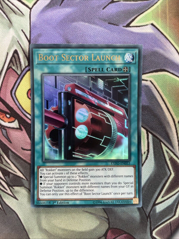 EXFO-EN053 Boot Sector Launch Ultra Rare 1st Edition NM Yugioh Card