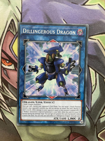 DANE-EN041 Dillingerous Dragon Common Unlim Edition NM Yugioh Card