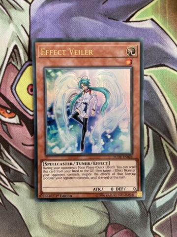 DUDE-EN028 Effect Veiler Ultra Rare 1st Edition NM Yugioh Card