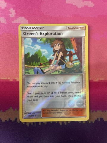 Pokemon Card Green's Exploration Unbroken Bonds Reverse 175/214 Near Mint