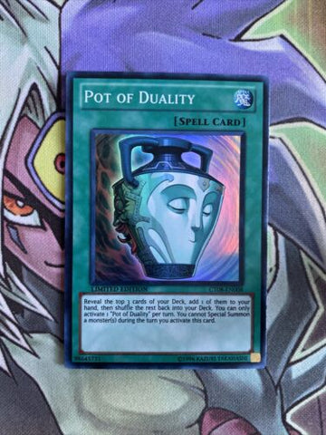CT08-EN008 Pot Of Duality Super Rare Limited Edition NM Yugioh Card