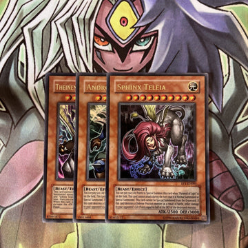 EP1-EN003 x3 Sphinx Set Ultra Rare Excellent Condition Yugioh