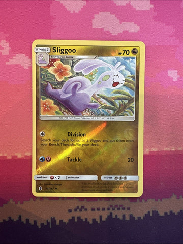 Pokemon Card Sliggoo Guardians Rising Reverse Holo 95/145 Near Mint