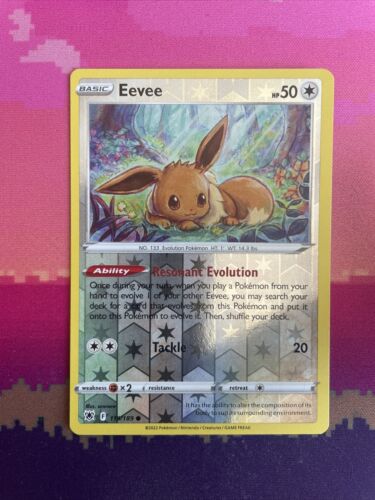 Pokemon Card Eevee Astral Radiance Reverse Holo Common 119/189 Near Mint