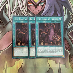 LEDD-ENA23 x3 The Claw of Hermos Common Excellent Condition Yugioh