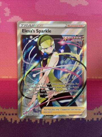 Pokemon Card Elesa's Sparkle 260/264 Ultra Rare Full Art Near Mint