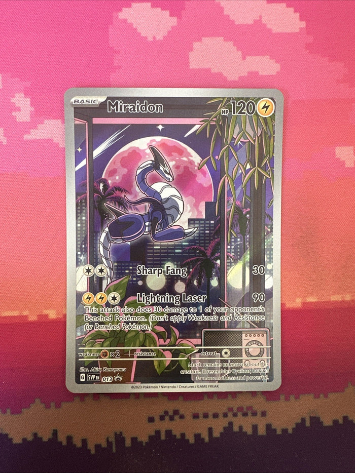 Pokemon Card Miraidon 013 Black Star Promo Near Mint