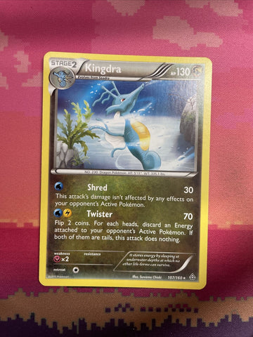 Pokemon Card Kingdra Primal Clash Rare 107/160  Near Mint