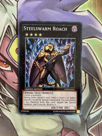 CT09-EN021 Steelswarm Roach Super Rare Limited Edition Near Mint Yugioh Card