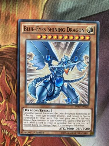 DPRP-EN026 Blue-Eyes Shining Dragon Common 1st Edition NM Yugioh Card