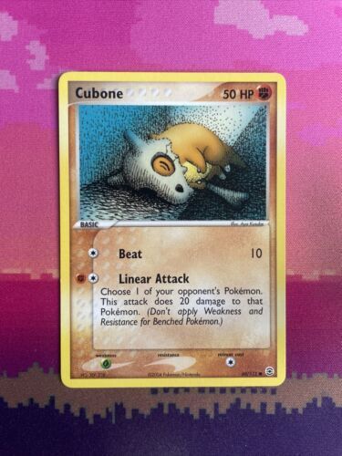 Pokemon Card Cubone EX FireRed LeafGreen Common 60/112 Near Mint