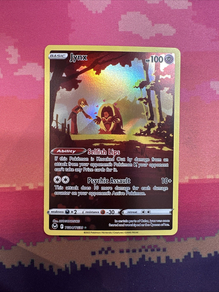 Pokemon Card Jynx TG04/TG30 Trainer Gallery Silver Tempest Near Mint