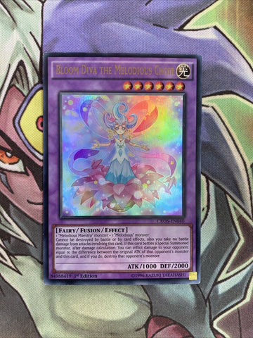 CROS-EN040 Bloom Diva The Melodious Choir Ultra 1st Edition NM Yugioh Card