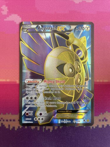 Pokemon Card Aegislash EX 65a/119 Ultra Rare Phantom Forces Alt Art Near Mint