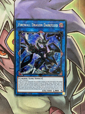 CHIM-EN037 Firewall Dragon Darkfluid Secret Rare 1st Edition NM Yugioh Card