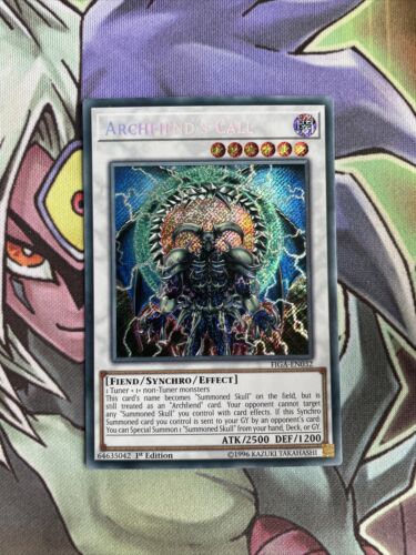 FIGA-EN032 Archfiend's Call Secret Rare 1st Edition Near Mint Yugioh Card