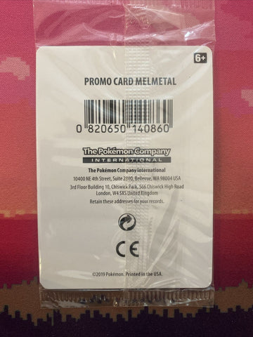Pokemon Card Melmetal Unbroken Bonds STAMPED 129/214 Near Mint (back)