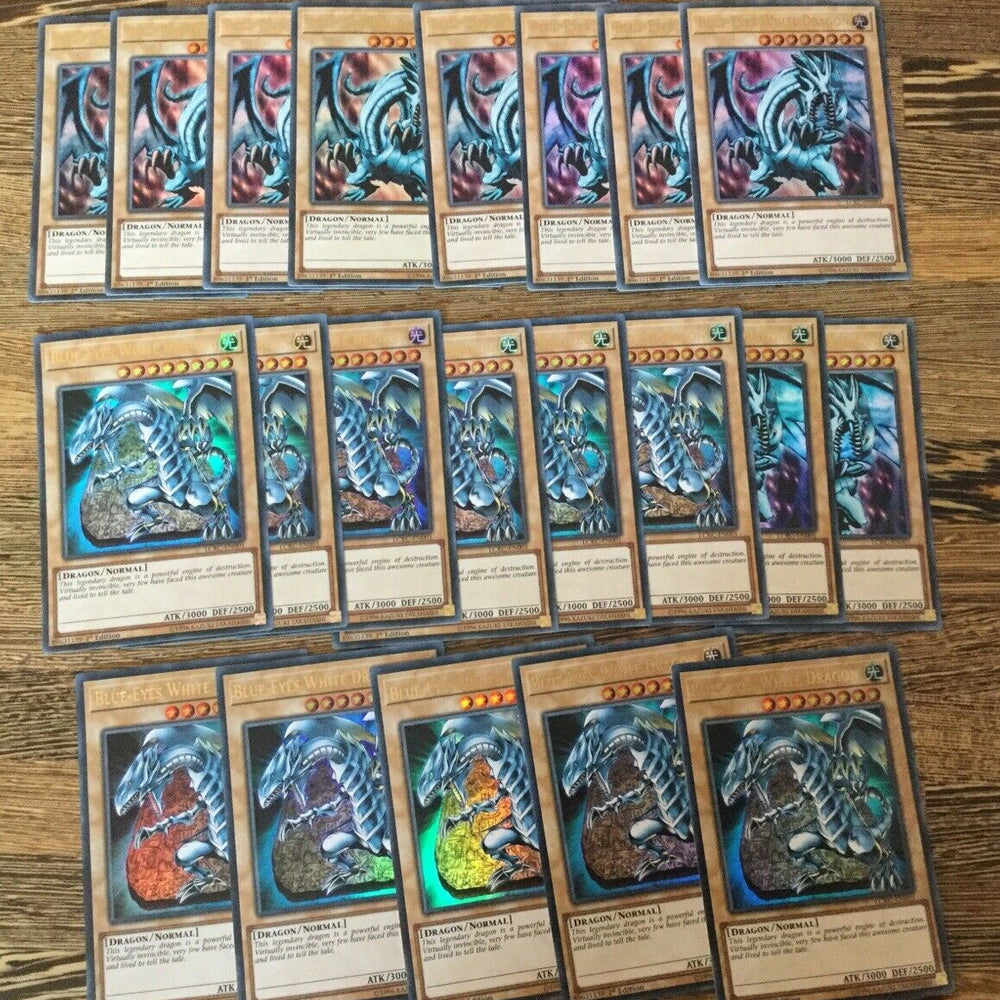 Yugioh 200 Cards Bundle Joblot 20 Rares 20 Holo Blue-Eyes White Dragon Twin Traders - lloydtyler Yugioh 200 Cards Bundle Joblot 20 Rares 20 Holo Blue-Eyes White Dragon Twin Traders - lloydtyler