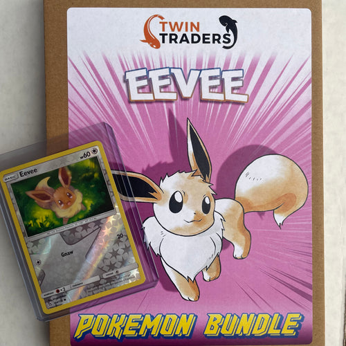 100 Pokemon Cards Bundle HOLO/REVERSE Eevee Including Holo V VMAX VSTAR Eevee Card