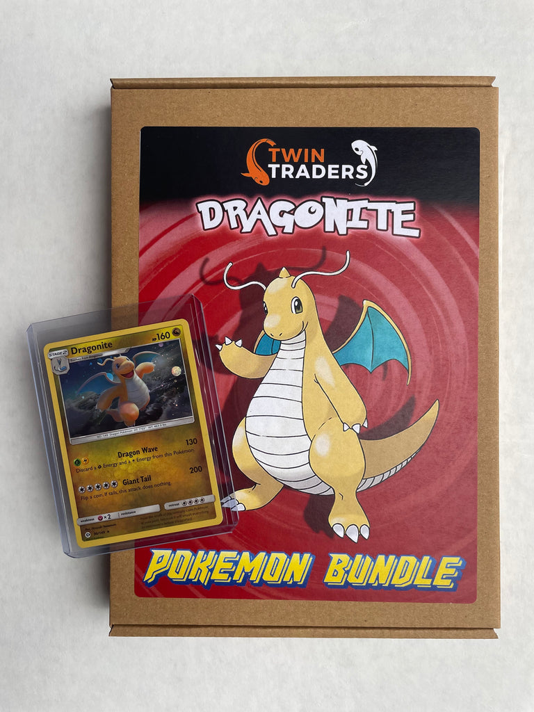 100 Pokemon Cards Bundle HOLO/REVERSE DRAGONITE Including Holo V VMAX